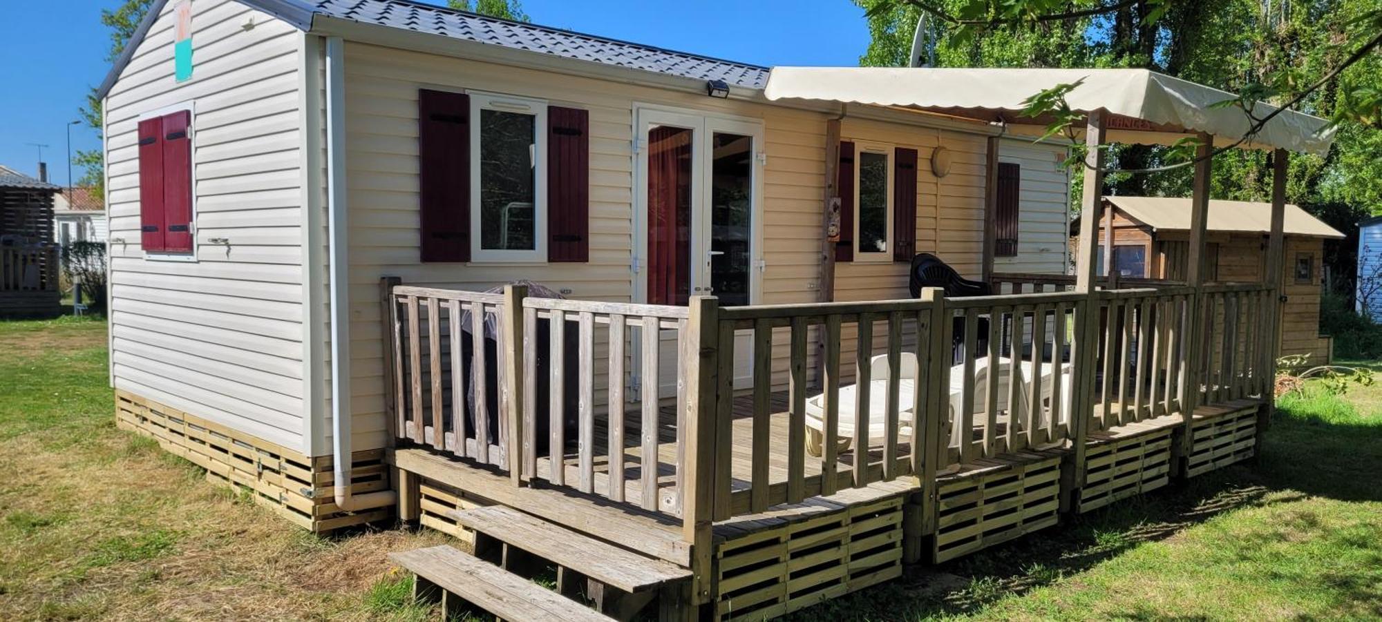 Mobil-Home Le Petit Paradis Vendeen Camping 3 Etoiles 7Km Des Plages Avrillé Kültér fotó